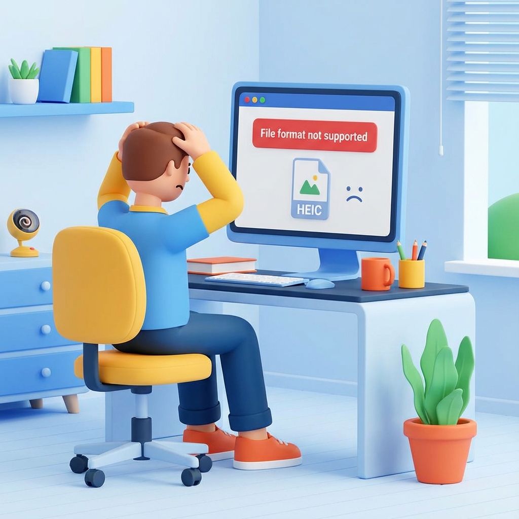 Frustrating HEIC incompatibility error